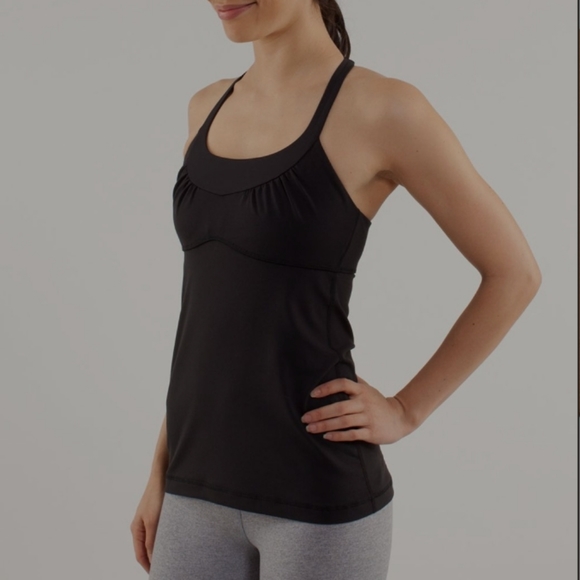 Lululemon Scoop Me Up Tank, Black, Size 4 - Picture 3 of 11